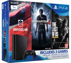 PLAYSTATION 4 Slim with Uncharted 4